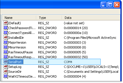 If a Pocket PC device is connected to the workstation, remove the device from its cradle and disconnect the cradle from the workstation.