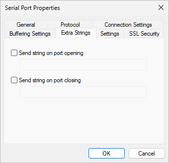 Serial Port Redirector - Extra Strings