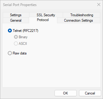 Serial Port Redirector - Protocol