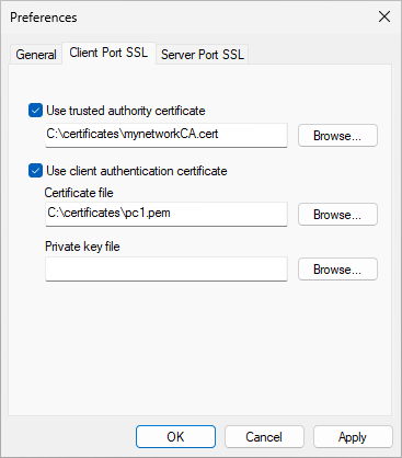 Serial Port Redirector - Client Port SSL