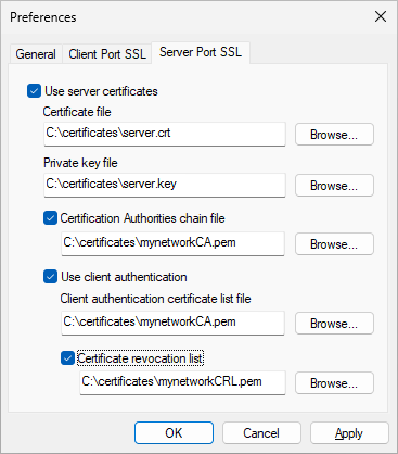 Serial Port Redirector - Server Port SSL
