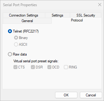 Serial Port Redirector - Protocol