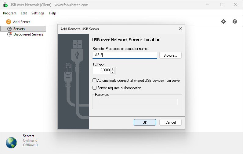 USB over Network Client