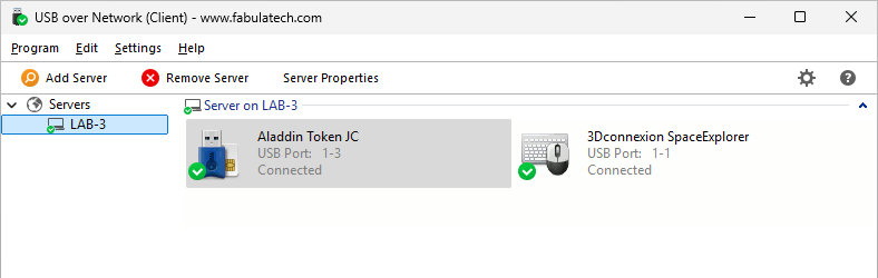 Auto-connecting enabled
