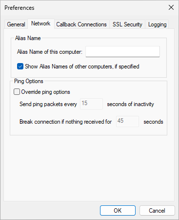 Network Settings