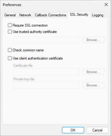 SSL Settings