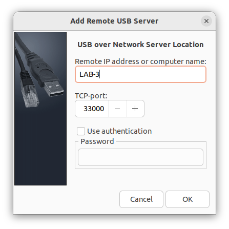 Usb over network настройка