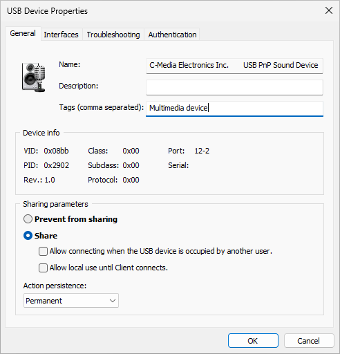 Advanced Device Sharing Tags