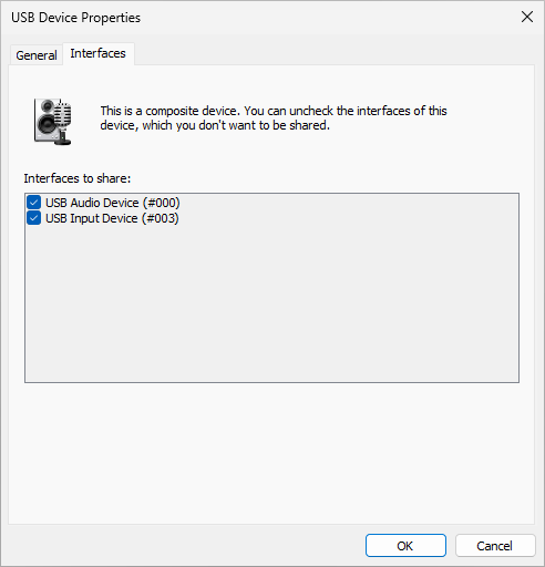USB Device Properties