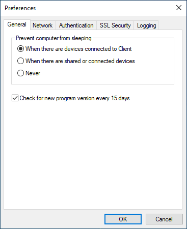 General Settings