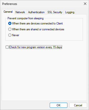 General Settings