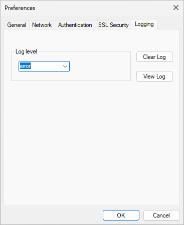 Logging Settings
