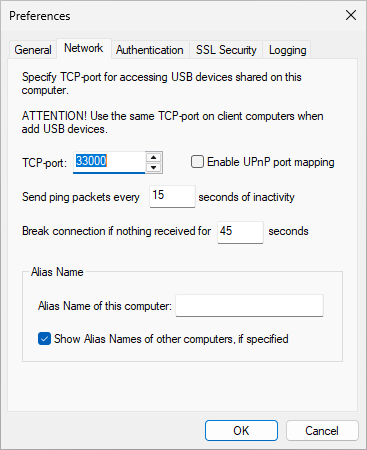 Network Settings