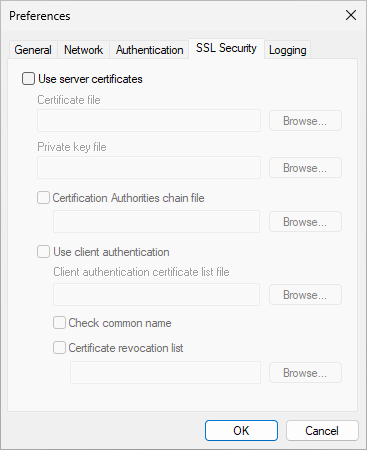 SSL Settings